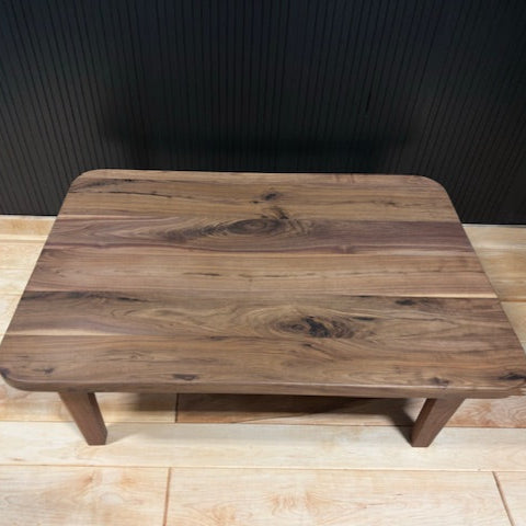 Cameron Solid Black Walnut Coffee Table – Handcrafted