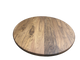 Walnut Round Tabletop – Premium Solid Wood with Rich Grain